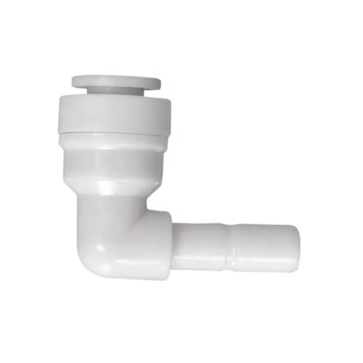 Быстрое подключение 1/4 дюйма, колено для шланга 1/4 дюйма, фитинги для водопроводной трубы с обратным оснасткой, детали для фильтра для воды, быстрые разъемы для машины для чистой воды