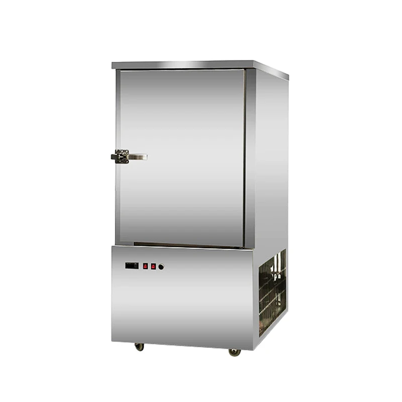 Commercial Stainless Vertical Blast Freezer 12 Pan Quick Freezer Machine For Seafood