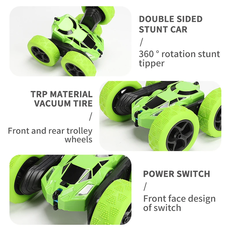 Двухсторонняя сумасшедшая игрушка ZIGO TECH 360 Радиоуправляемый трюковый автомобиль с дистанционным