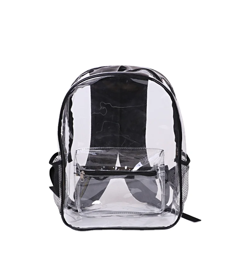 Прозрачный водонепроницаемый рюкзак из ПВХ, Прочный Школьный дорожный ранец для студентов