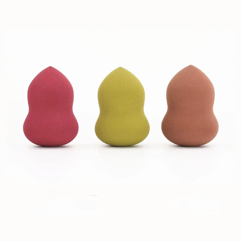 Soft Beauty Teardrop & Egg-Shaped Latex Blender Puff for Applying Powder Liquid Foundation Facial Makeup Cosmetic Applicator
