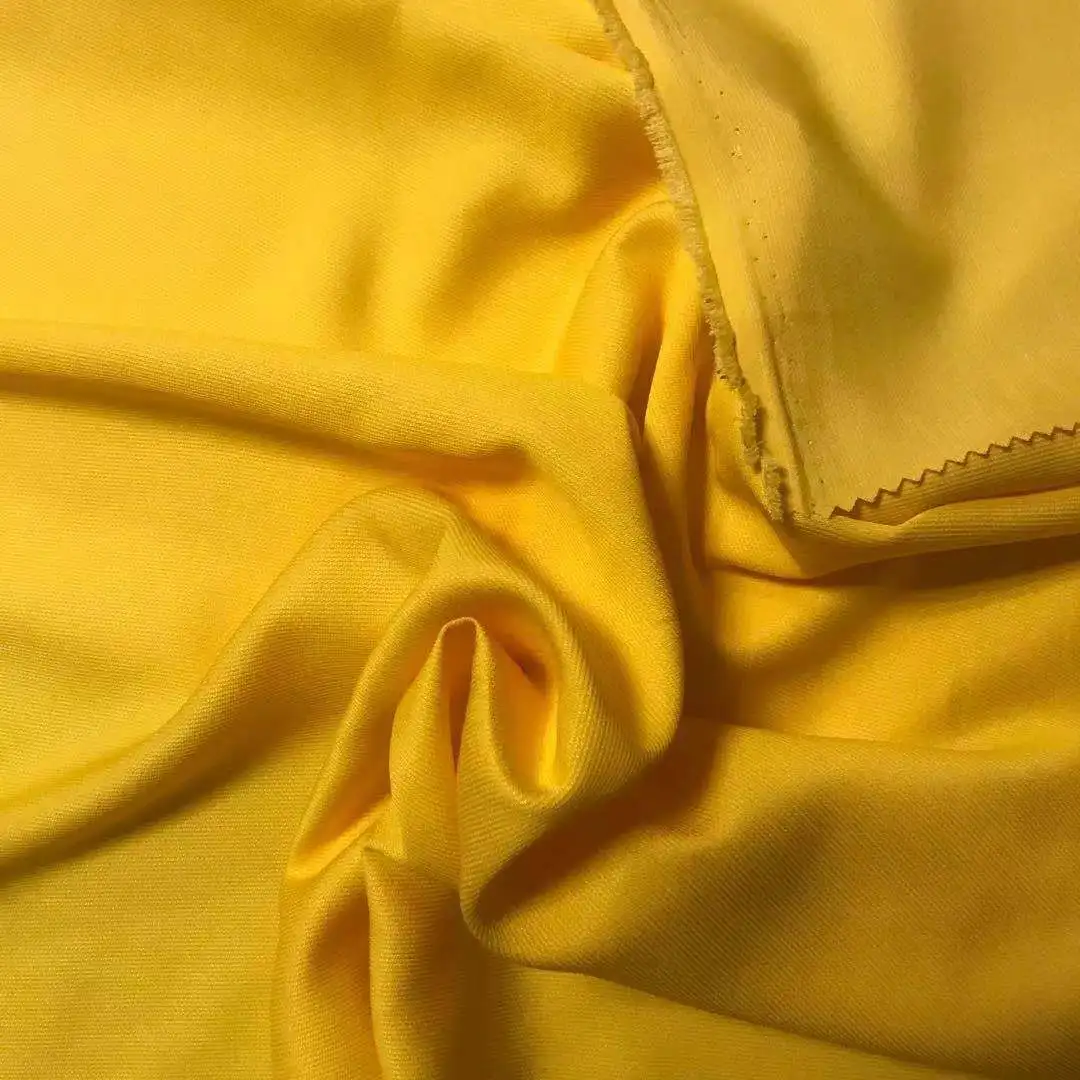 one step factory wholesale  high quality 100% rayon  woven solid fabric with custom colors for pajama and garment