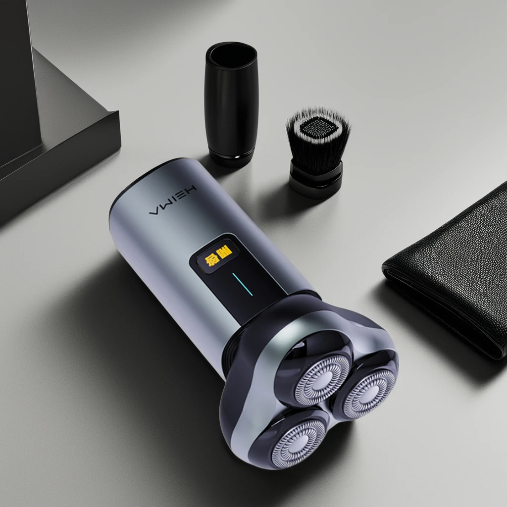 Washable Mini Rechargeable 6 in 1/7 in 1 Professional Electric Dual Foil Shaver for Men