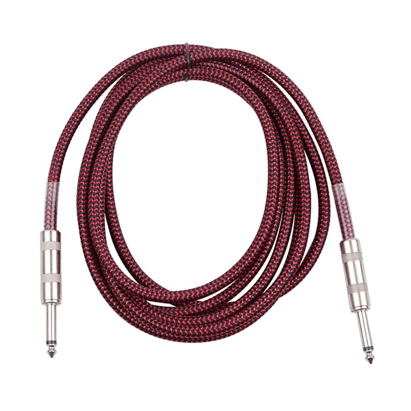 Guitar Cable 10ft Electric Instrument Bass AMP Cord for Electric Mandolin, Pro Audio cable 3m jack to jack