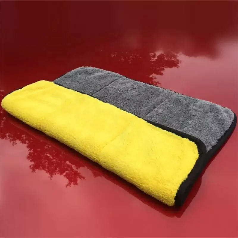 Hot Sales Microfibre Cleaning Towel Double-sided Thick Plush Car Care Detailing Cleaning Cloth