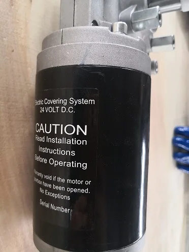 Брезентовый двигатель для самосвала 1,5 л. С., 50:1, универсальная 24 В электрическая Брезентовая система, редукторный двигатель с хромированным корпусом