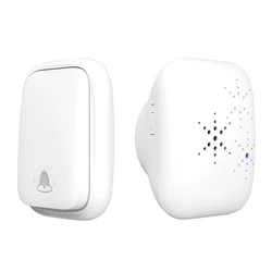 Factory Wholesale OEM Battery Free Doorbell  Wireless Long Distance Self Powered Electric Generators Kinetic Door Bell