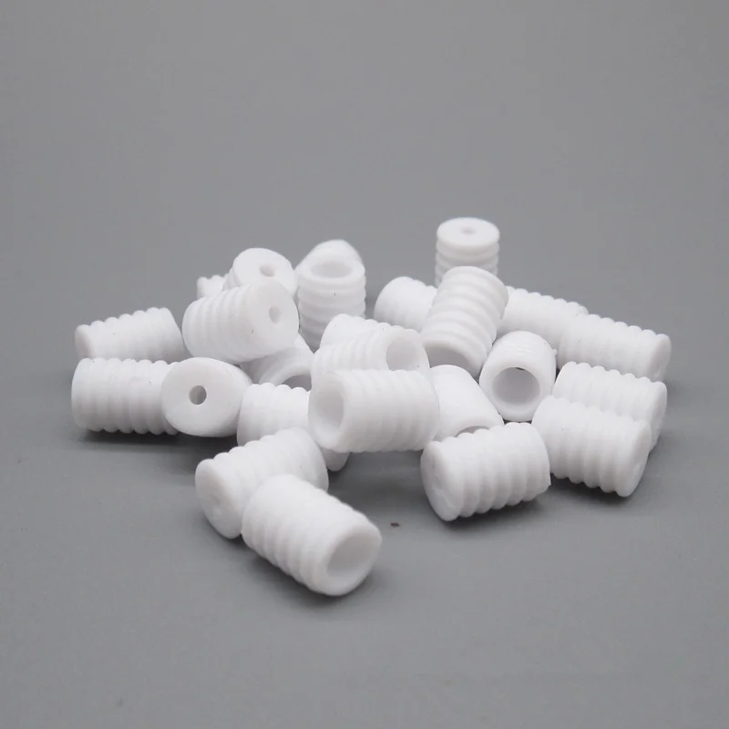 White/Black 10mm round plastic elastic face maskes adjustable buckles for ear loop