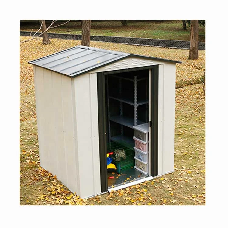 Outdoor Storage Shed Garden Tool House Home & Garden Easy Assemble Steel Storage Shed