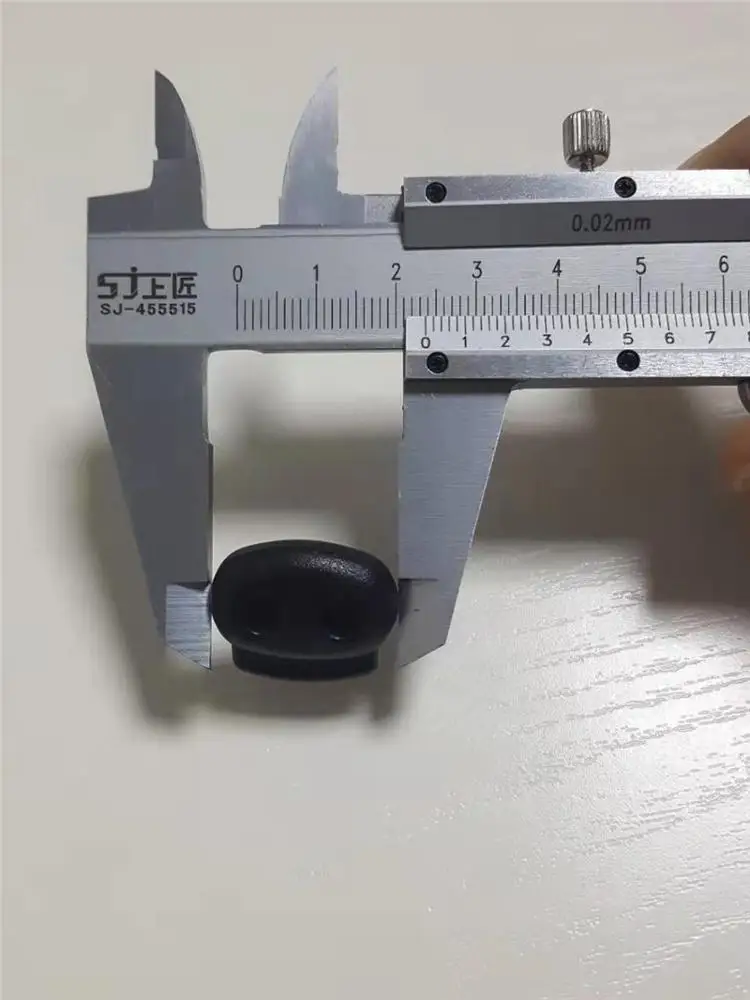 Hot selling plastic durable black drawstring pig nose shape cord lock stopper