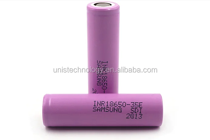 Original 18650 35E 3500Mah Battery Li-Ion INR18650-35E 3.7V  Lithium Battery Cell 18650 Battery 3500Mah for Electric Tools
