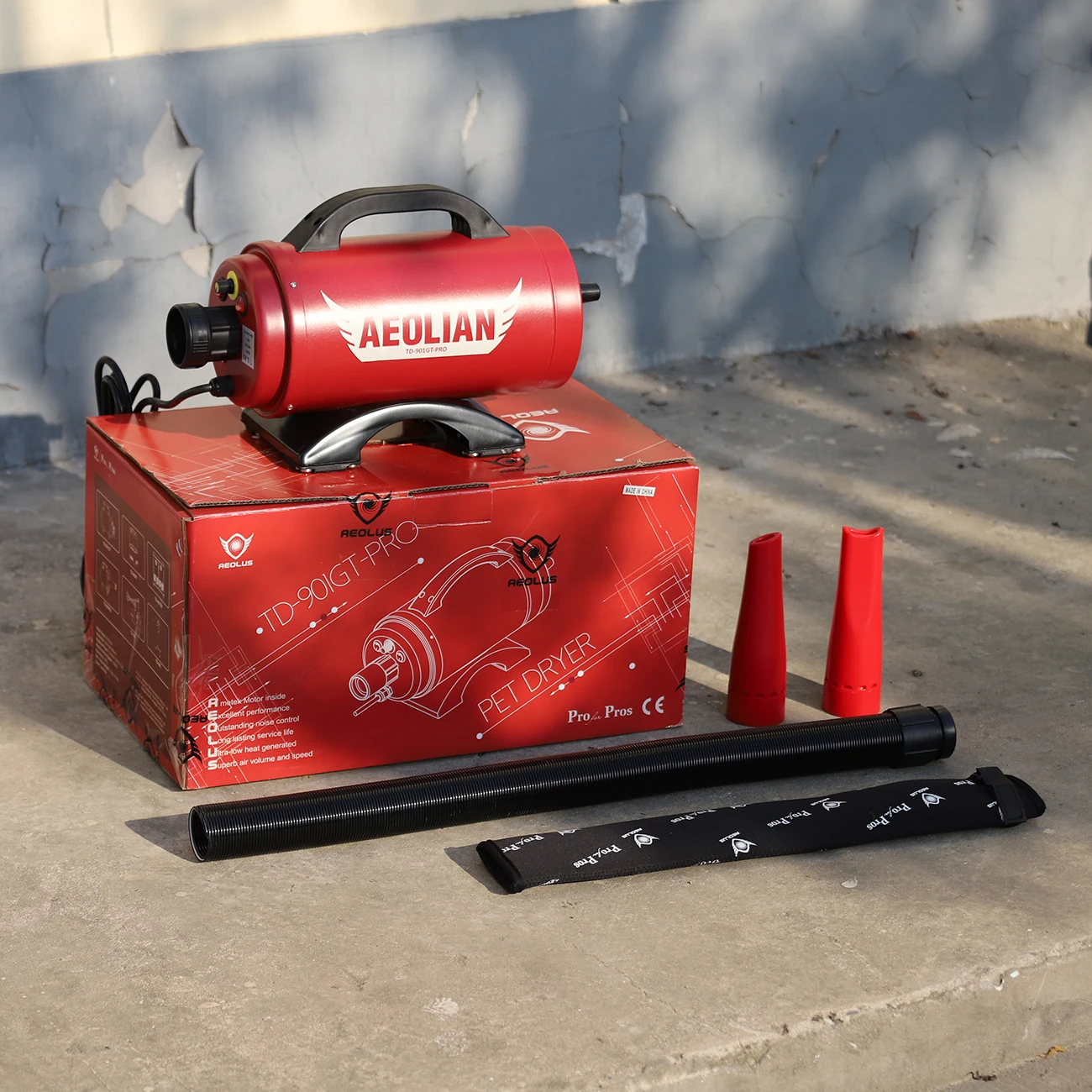 Adjustable Speed Dog Pet Hair fast quick drying grooming Dryer TD-901GT-PRO AMETEK Motor Water Blower