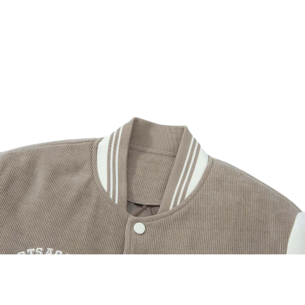 Custom Men Lettermen Basketball Jacket Print Embroidered Varsity Jacket Winter Cotton Casual Jacket For Men High Quality