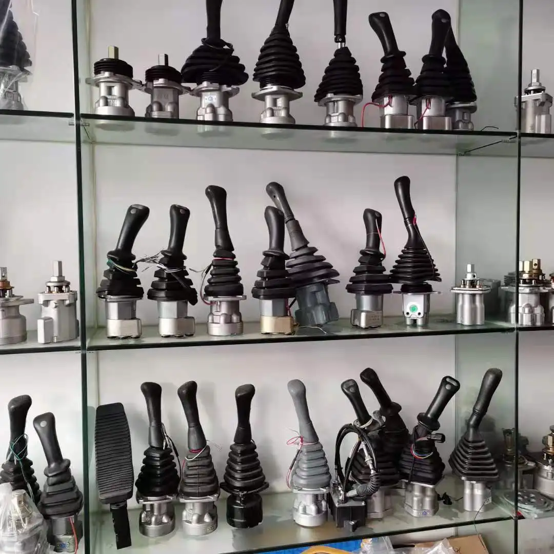 Machinery spare parts Universal joystick assembly with handle control joystick for excavator