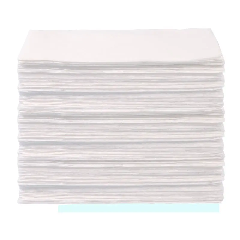 100*200 40 pieces/bag Breathable customized disposable sterilization bed sheet for beauty salon white