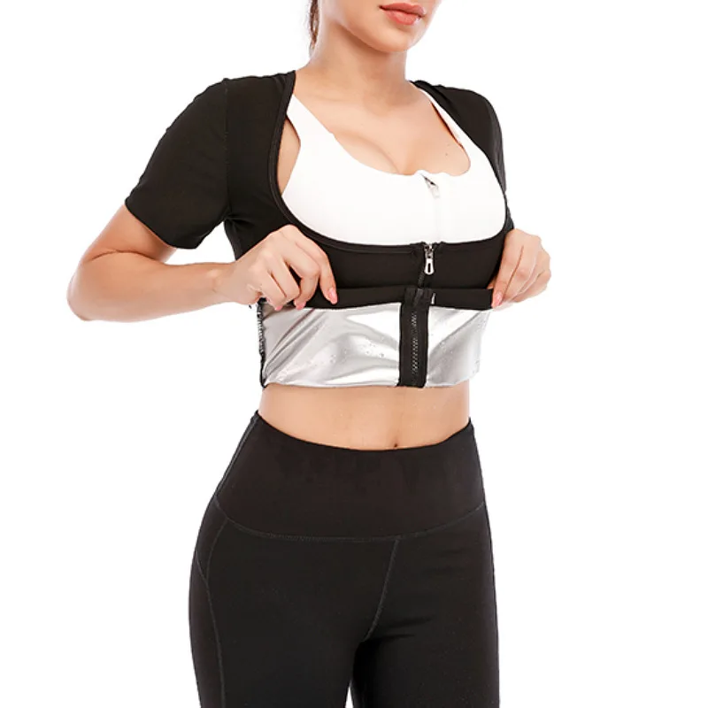 Wholesale Slimming Waist Trainer Shaper Sauna Suit Waist Wrap Corset Tops Plus Size Shapers Vest Women Tummy Control Body Shaper
