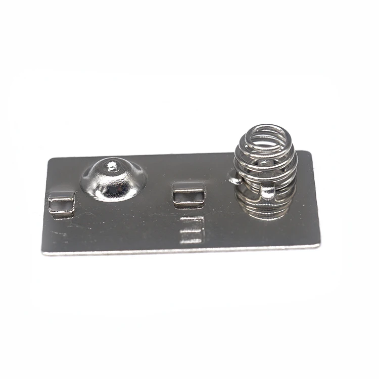 Custom Made Battery Contacts Plate Battery Terminal Flat Spring for Flat Battery Contacts