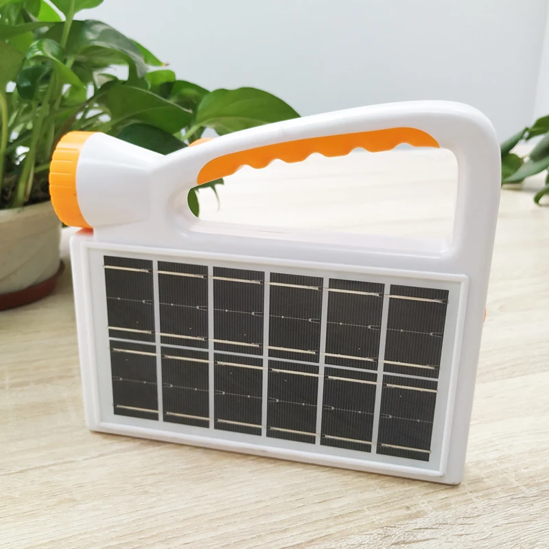 wholesale high power rechargeable USB charge super bright solar flashlight power bank  torch light with COB side light