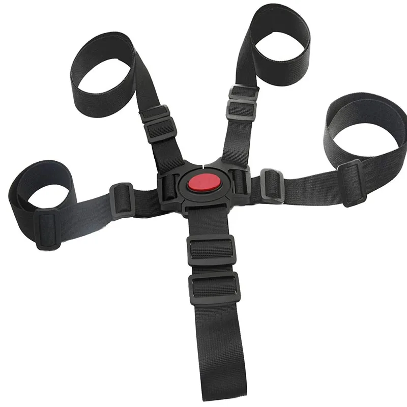 
High Chair Straps Adjustable 5 Point Harness Baby Safety Strap Belt for Stroller 