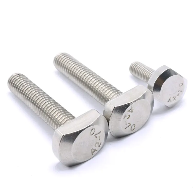 Stainless steel m4 m8 flat head t bolt m6 m20 m30 t-bolt