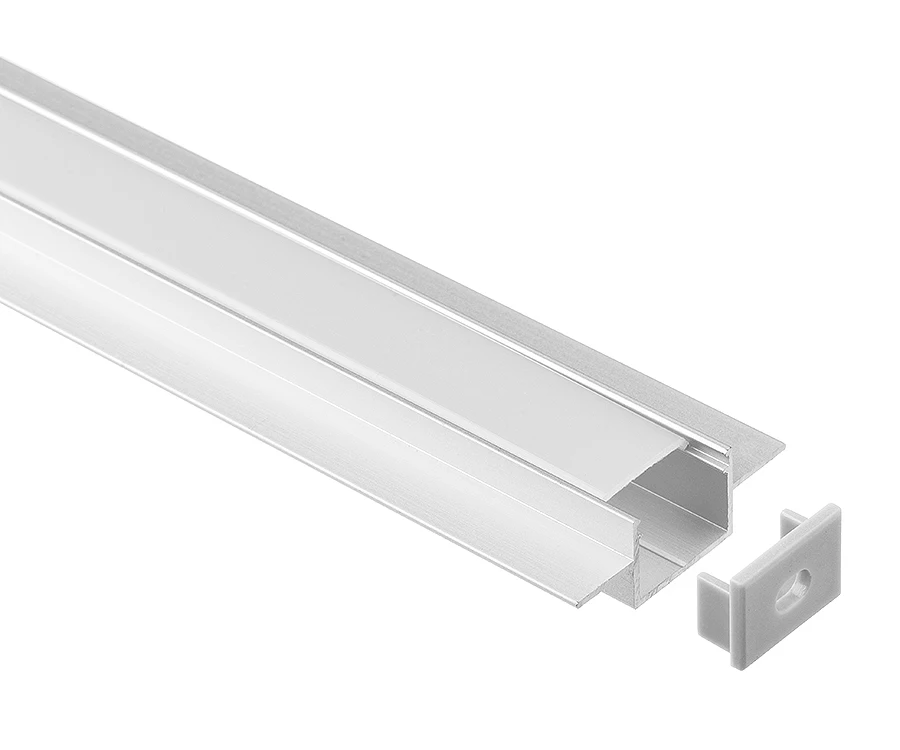 Glite 2022 new arrive aluminum profile GL-3813 recessed mounted 13*38 size custom length/color for LED strip lighting