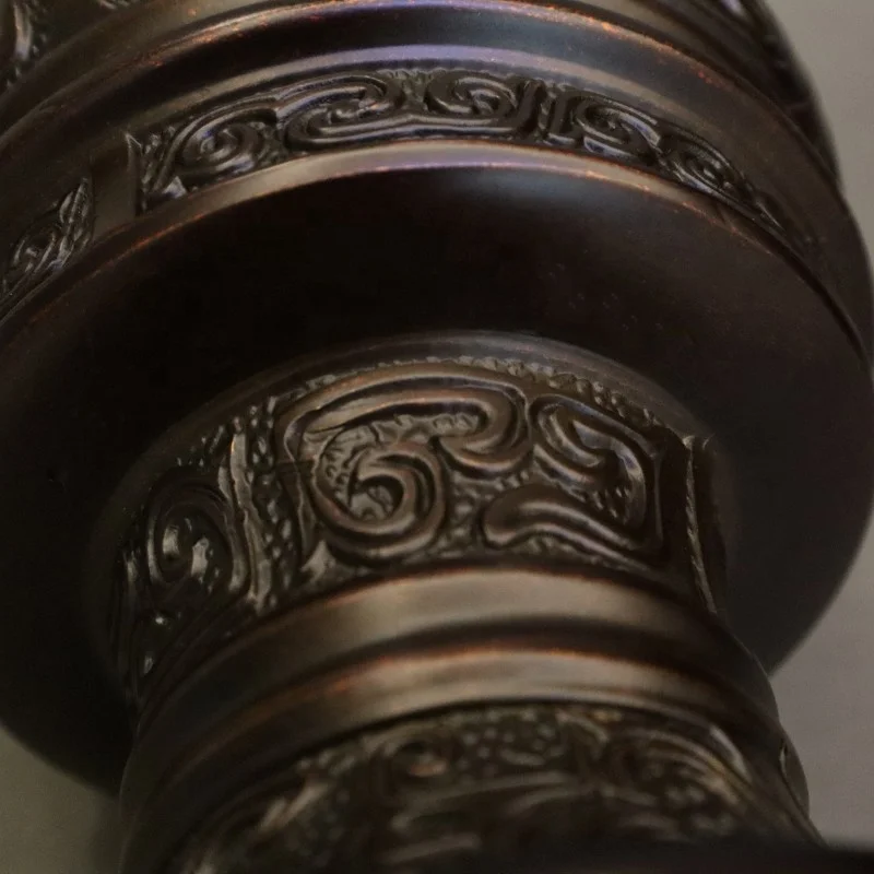 incense holder incense burner Moire pattern brass crafts metal censer Chinese style home decor brass thurible