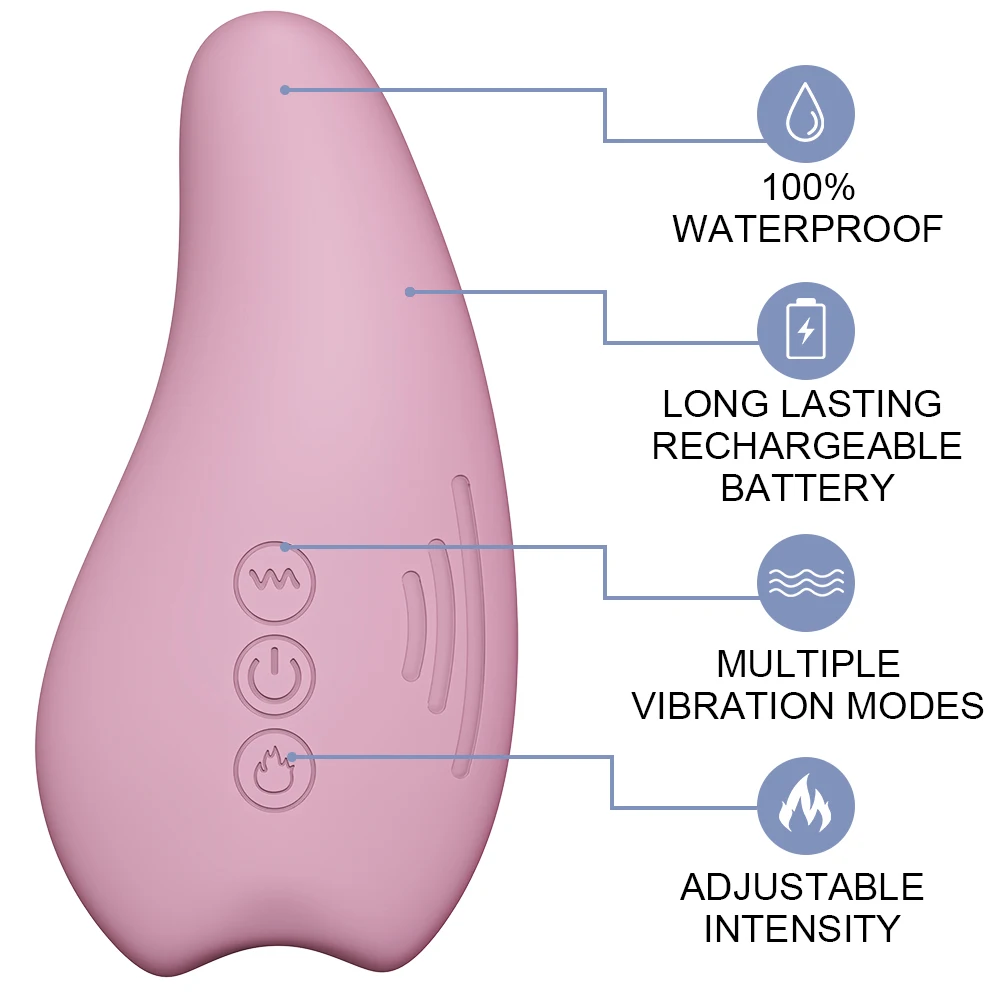 Hot Selling Silicone Breast Massager Vibrator Machine Heat Warming Lactation Massager for Breastfeeding and Breast Care