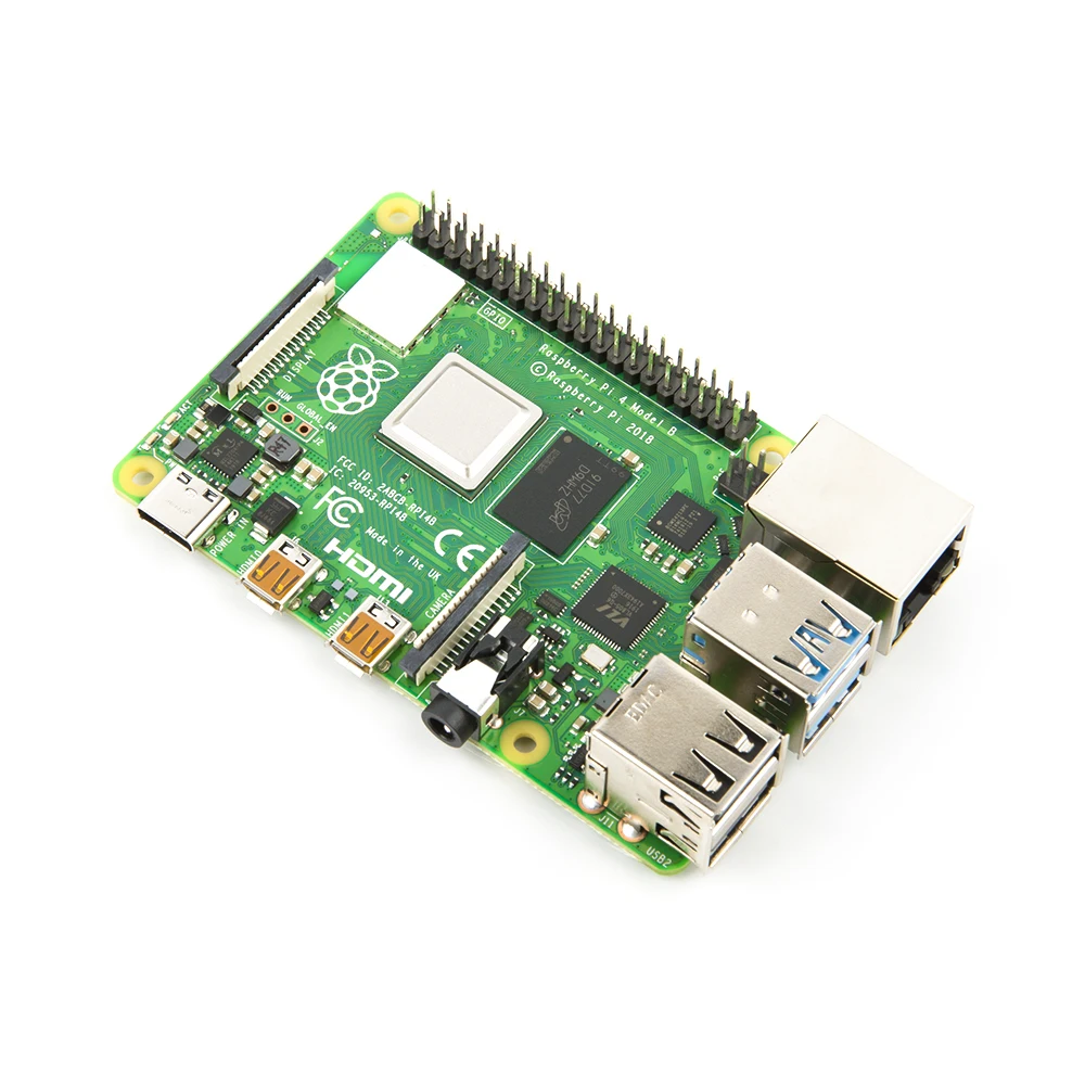 Hot Selling Raspberry Pi 4 Model B BCM2711 Quad-core Cortex-A72 1.5GHz 2GB RAM with Dual Band WIFI Blueteeth Support POE