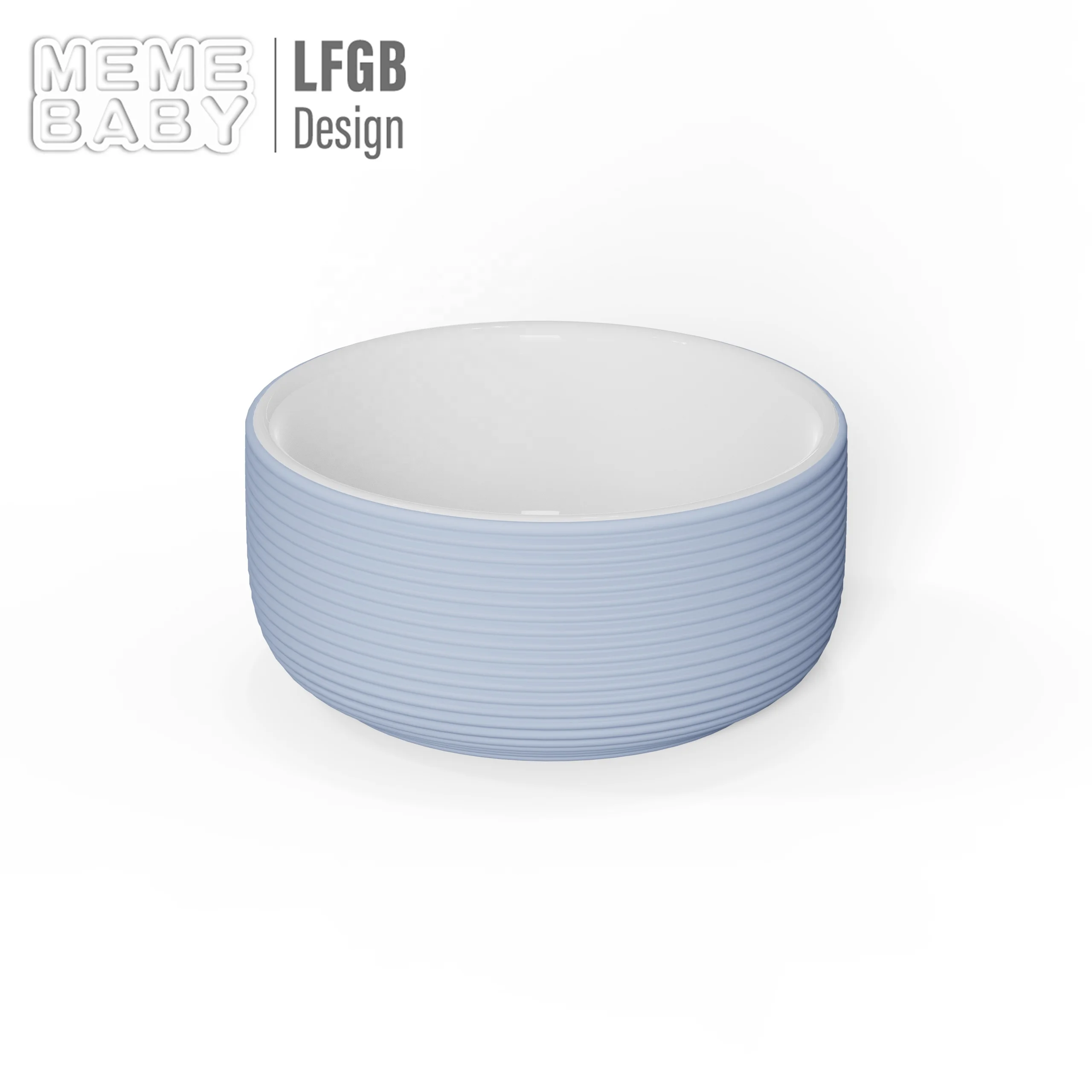 Microwave Safe Eco Friendly Kids Tableware Baby Ceramic Bowl With Silicone Sleeve For Kids