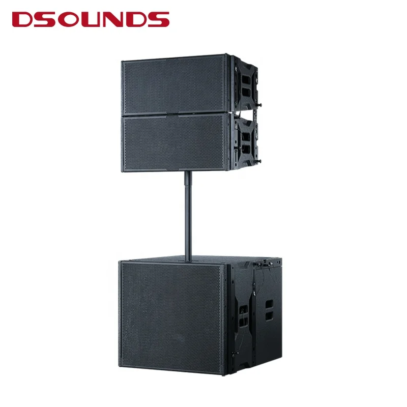 Water proof powerful subwoofer Dual 18 inch line array speaker Super woofer speaker with NEO magnet for outdoor sound system
