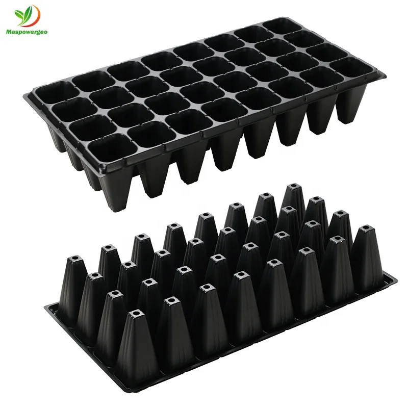 32 50 72 128 200 cells plug thickened seedling tray starter kit for forestry trees ,tobacco ,wood seed ,greenhouse