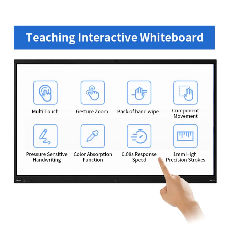 Bulldex Factory 86 Inch Display Panel Touch Lcd Wholesale Interactive Flat Panel For Education Meeting Advertising