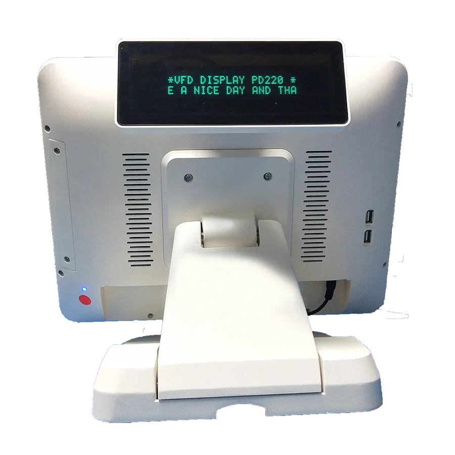 Pos factory manufacturer 15 inch integrated folding aluminum alloy touch screen Pos system Cash register