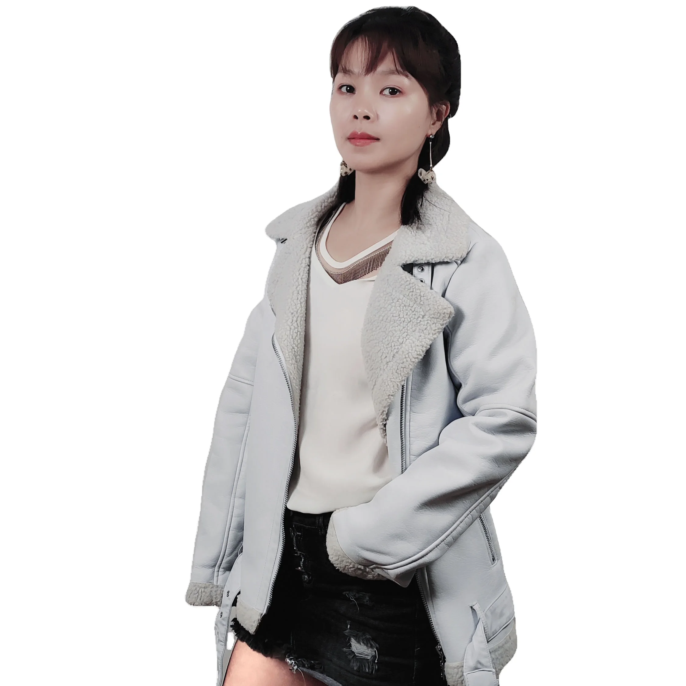 2023 Wholesale China Faux Fur Fake Fur faux fur jacket for women