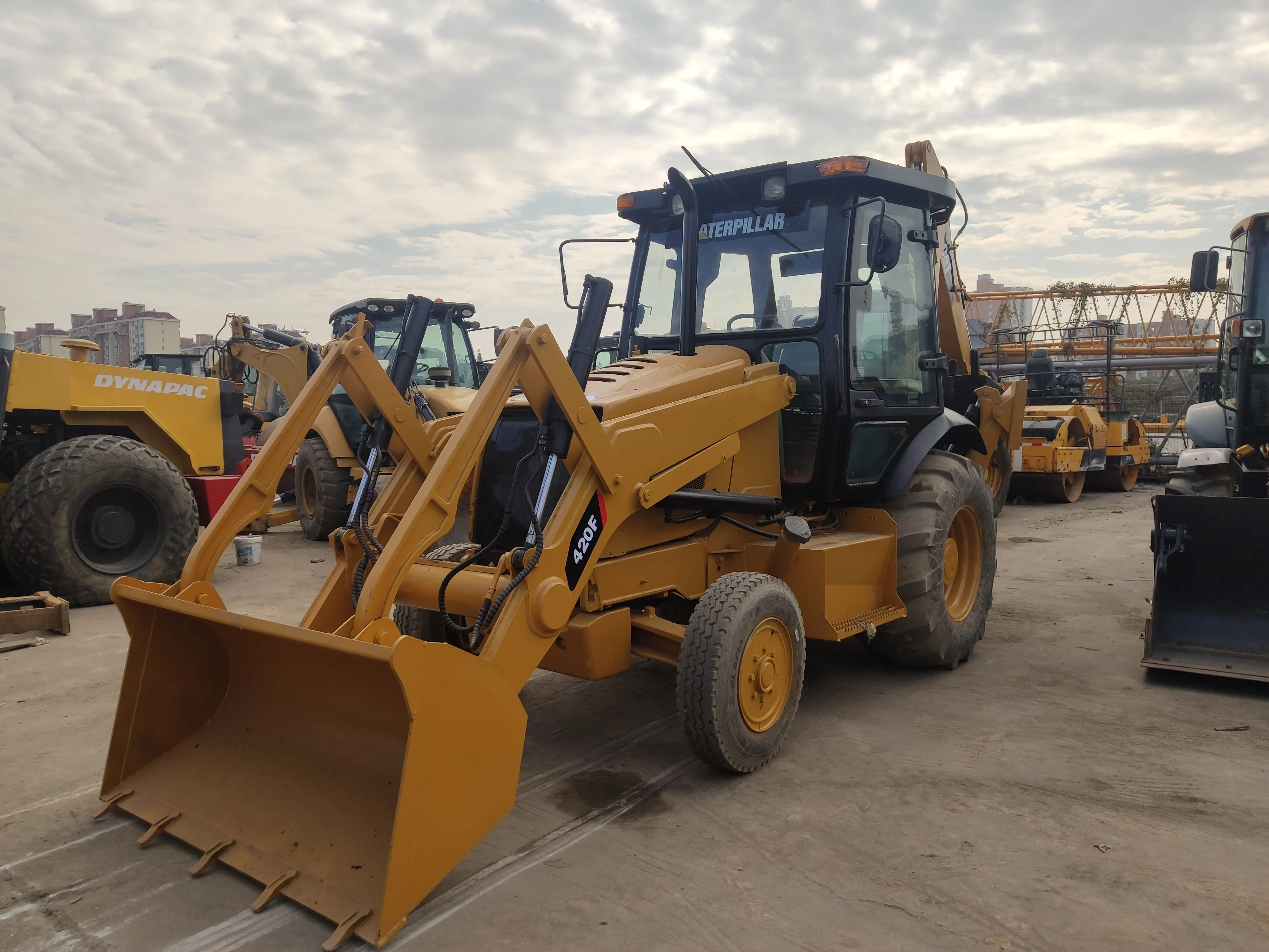 used CAT420F CAT 420F CAT420 420 used backhoe loader on sale