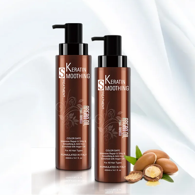 Private Label Oem Keratin Hair Straightening Brazilian Long-Lasting Styling Hair Straightening Cream