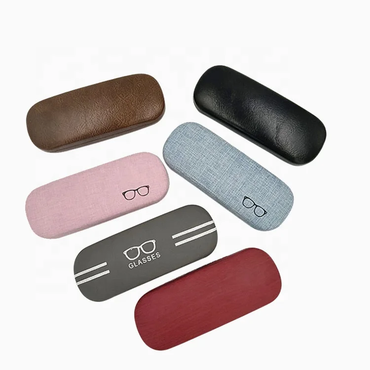 New Fashion Hot Sale Custom Logo leather eyewear accessories Metal Optical Spectacle Eyewear Eyeglass Glasses Case