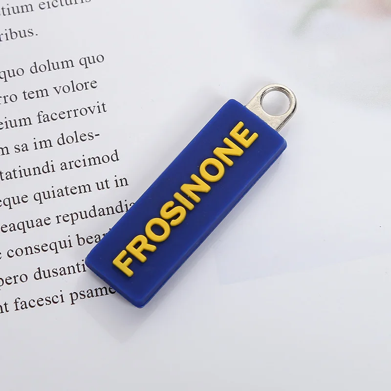 Wholesale Cheap Custom PVC Zipper Heads Plastic Slider In Stock Silicone Zipper Puller For Bags