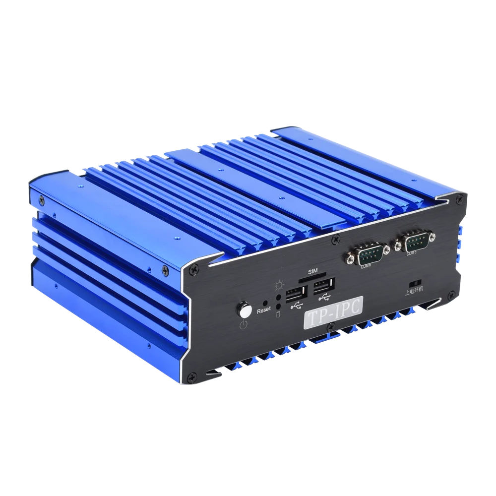 Мини-Itx встроенный ПК 6COM 2Lan безвентиляторный промышленный