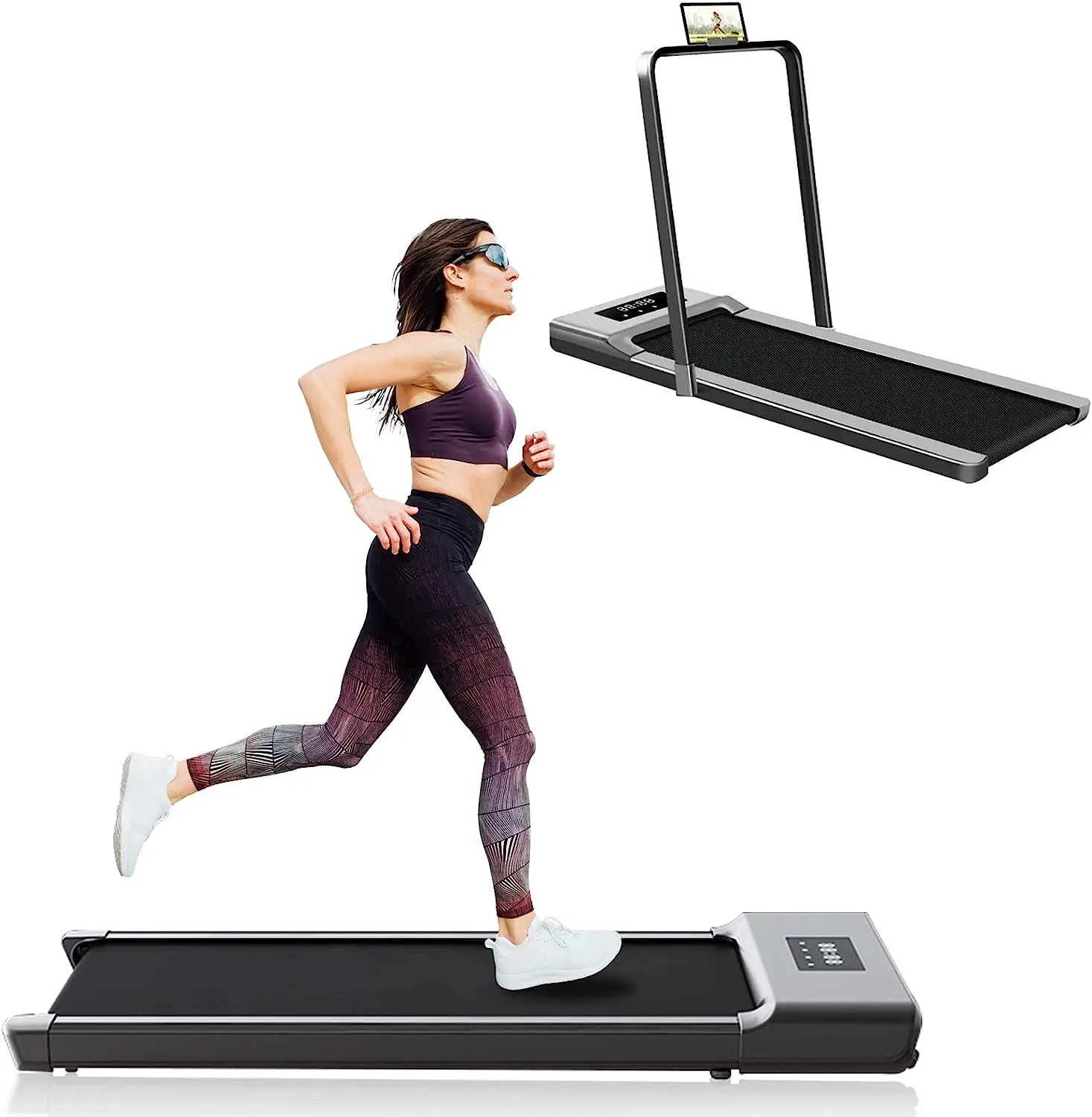 TU001-1 Walking Pad Treadmill Home Use Indoor Walking Machine Remote Control Mobile APP Support home treadmill