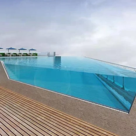 Above ground Acrylic swimming pools customized acrylic infinity outdoor swimming pool