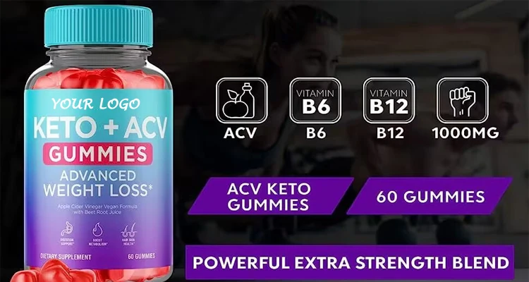 OEM Private Label Custom Flavor Weight Loss Keto Gummies Ketogenic Mct Energy Gummies