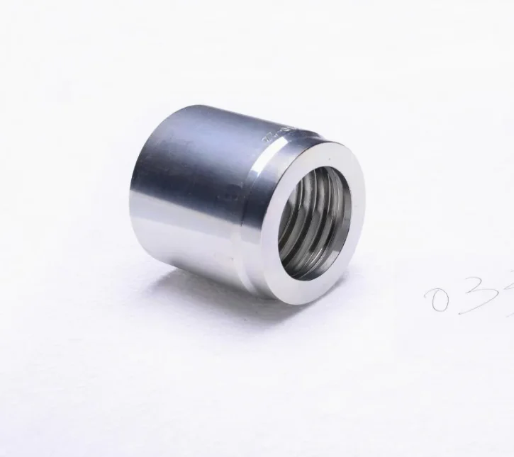 03310-16 High-Pressure Hydraulic Crimp Fittings Carbon Stainless Steel Sleeve Smooth Surface Hydraulic Hose Ferrule Hose Collar