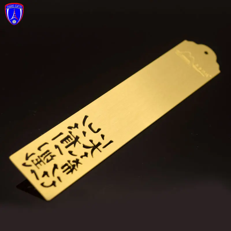 Sublimation Bookmark Ruler Aluminum Metal Hook Bookmarks Stainless Steel Bookmark Blank