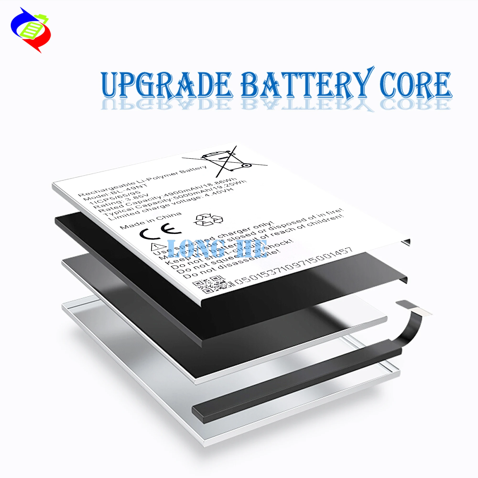 Lithium mobile phone battery BL-49NT for tecno Spark GO 2023 POP 7 PRO Rechargeable Batteries