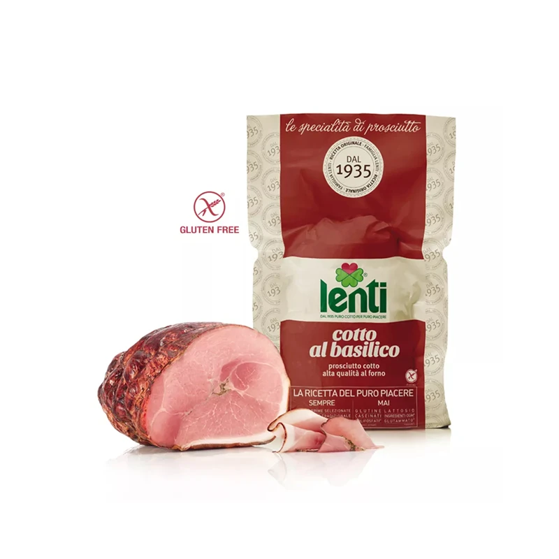 Сделанные в Италии линты, высокое качество, 5,5-6,5 кг, приготовленная ветчина с базиликом и ароматическими травами, свиное мясо