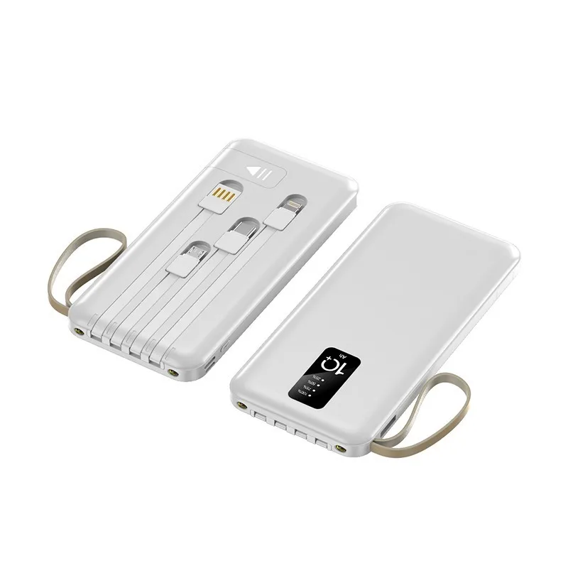 Оптовая Продажа 20000 мАч Power Bank со светодиодным дисплеем и встроенной подставкой для телефона умного дома портативное зарядное устройство iPhone низкая цена