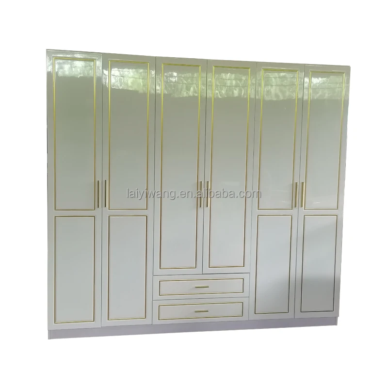 Factory Price Bedroom Furniture Modern Design Wardrobe Simple Clothes Sorting Cabinet Wall Storage Cabinet