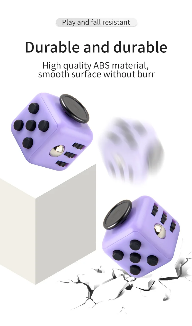 Colorful Mini Gadgets Cube Finger Toy Decompression Cube Multi-function Gadget Cube