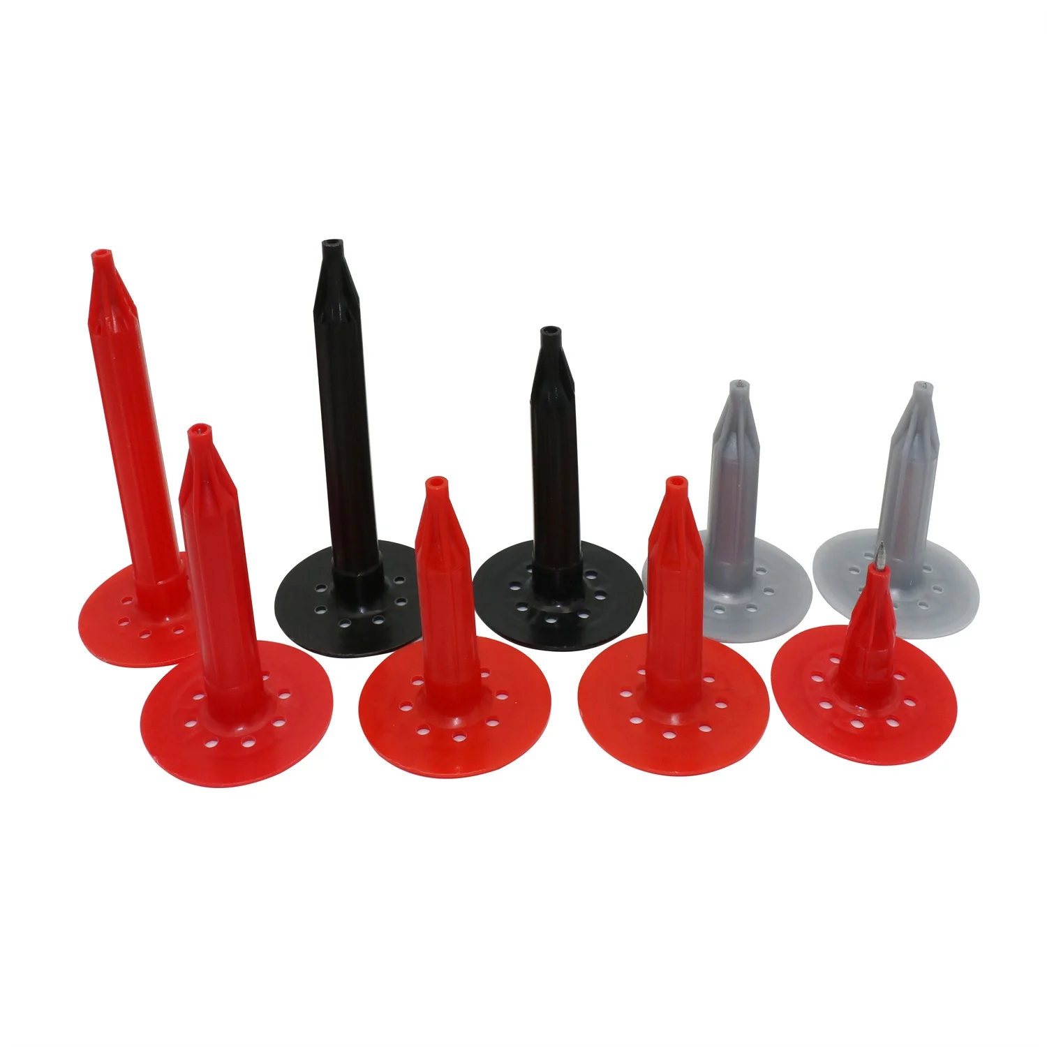 China Custom Plastic HDPE Wall Plug Anchor Drywall Dowel Board Anchors Insulation Nail